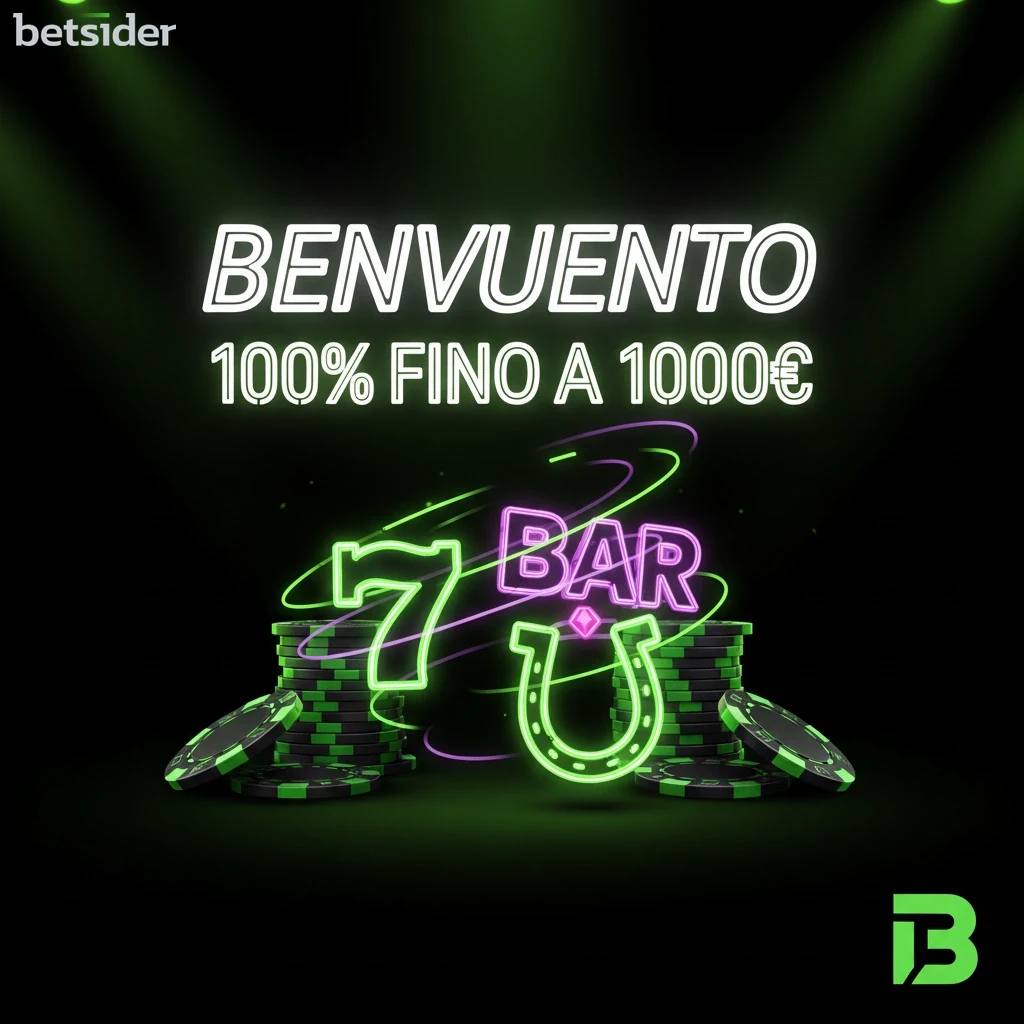 Promozione bonus di benvenuto casinò di Betsider fino a 1000€.